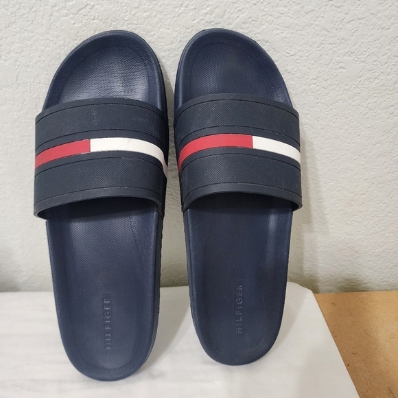 Tommy Hilfiger Blue Sandal Slide Mens 12 - Picture 6 of 6